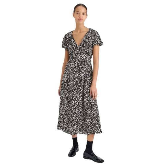 Smashed Lemon Womens Floral Midi Dress - Picture 1 of 13
